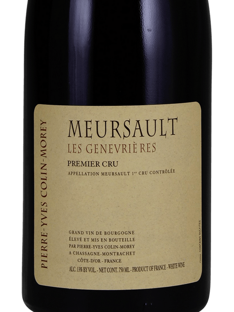 Pierre-Yves Colin-Morey - Meursault "Genevrières" 2017