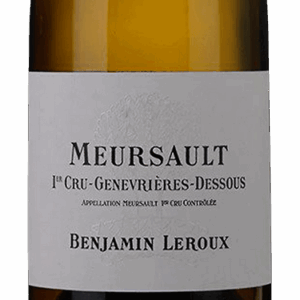 Benjamin Leroux Genevrieres-Dessus Meursault 2020 MAGNUM