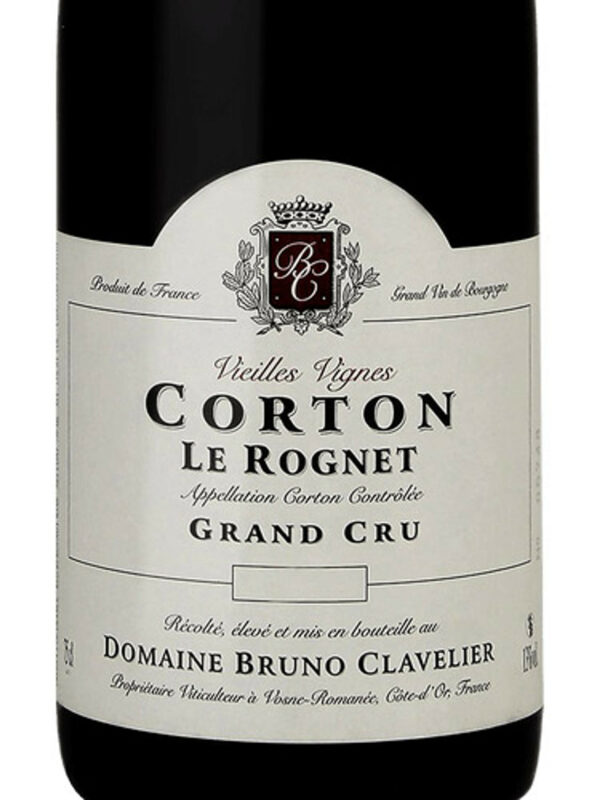 Domaine Bruno Clavelier Le Rognet Corton Grand Cru 2013