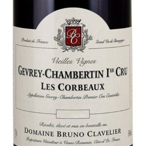 Domaine Bruno Clavelier - Gevrey Chambertin 1er Cru "Corbeaux" 2015