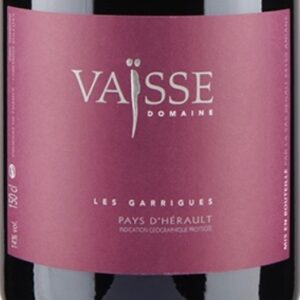 Domaine Vaisse 'Les Garrigues' IGP Pays d'Herault 2018