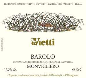 Vietti "Monvigliero" - Italy Barolo 2020