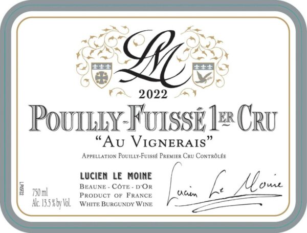 Lucien Le Moine - Pouilly Fuissé "Au Vignerais" 2022