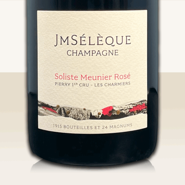 JM Seleque Soliste Meunier Pierry 1er cru Les Charmiers 2018 Rose, Champagne