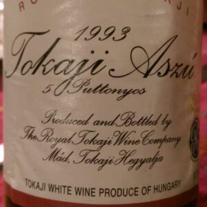 Royal Tokaji Aszu 5 Puttonyos 1993 50cl